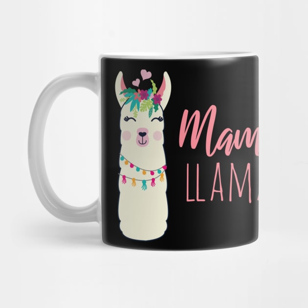 MAMA LLAMA lovely mother funny gift by Midoart